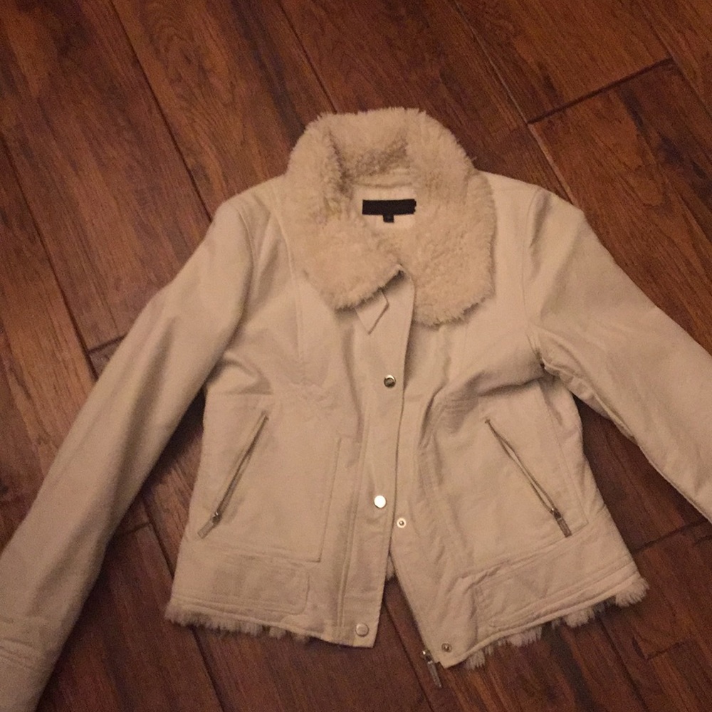 Steve Madden vegan leather white size small